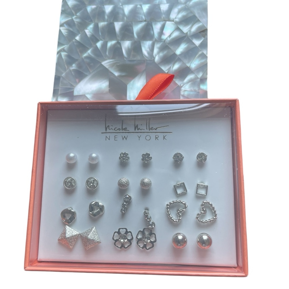 12 Pair Earrings - by Nicole Miller